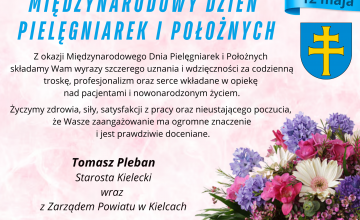 12 maja - Międzynarodowy Dzień Pielęgniarek i Położnych